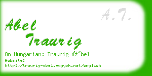 abel traurig business card
